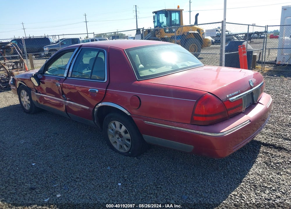 2003 MERCURY GRAND MARQUIS LS VIN: 2MEHM75WX3X600445