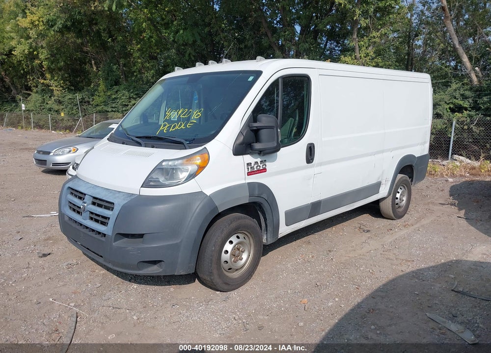 2016 RAM PROMASTER 1500 LOW ROOF VIN: 3C6TRVAG0GE115007
