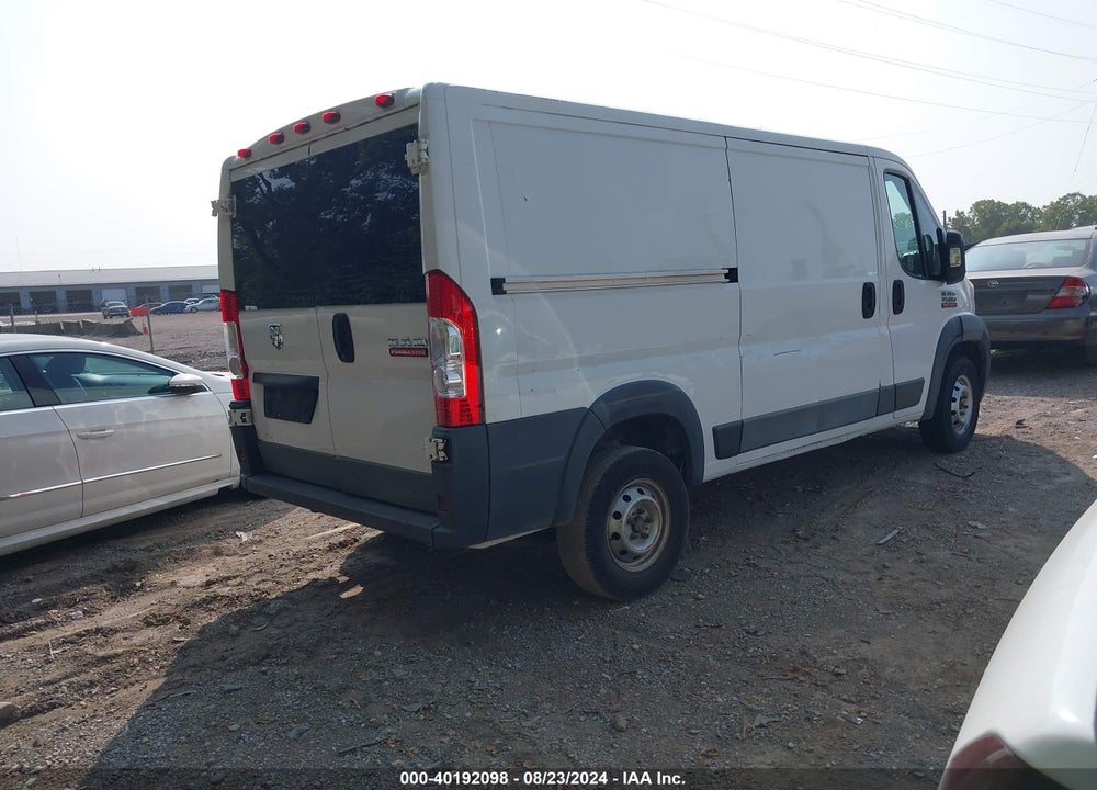 2016 RAM PROMASTER 1500 LOW ROOF VIN: 3C6TRVAG0GE115007