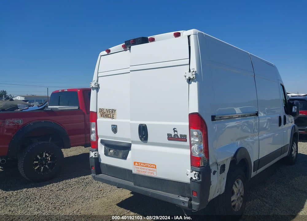 2020 RAM PROMASTER 2500 HIGH ROOF 136 WB VIN: 3C6TRVCG7LE133480