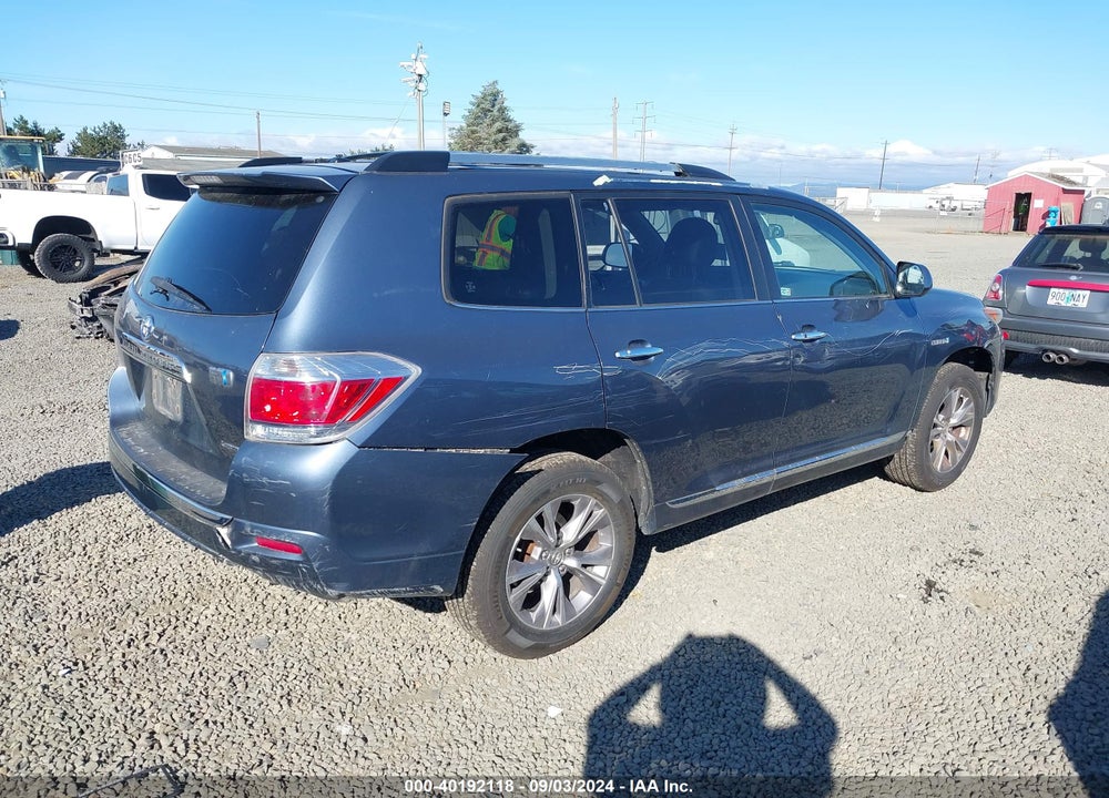 2011 TOYOTA HIGHLANDER HYBRID LIMITED V6 VIN: JTEDC3EH5B2003214