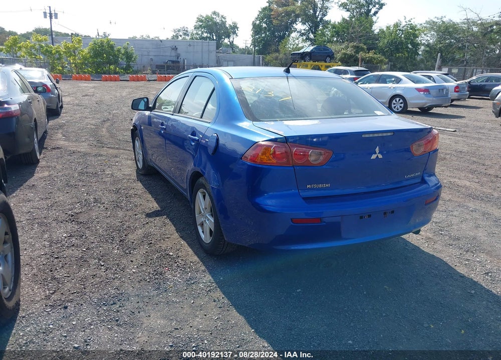 2009 MITSUBISHI LANCER ES/ES SPORT VIN: JA3AU26U99U045523