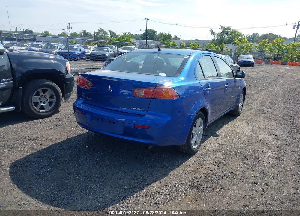 2009 MITSUBISHI LANCER ES/ES SPORT VIN: JA3AU26U99U045523