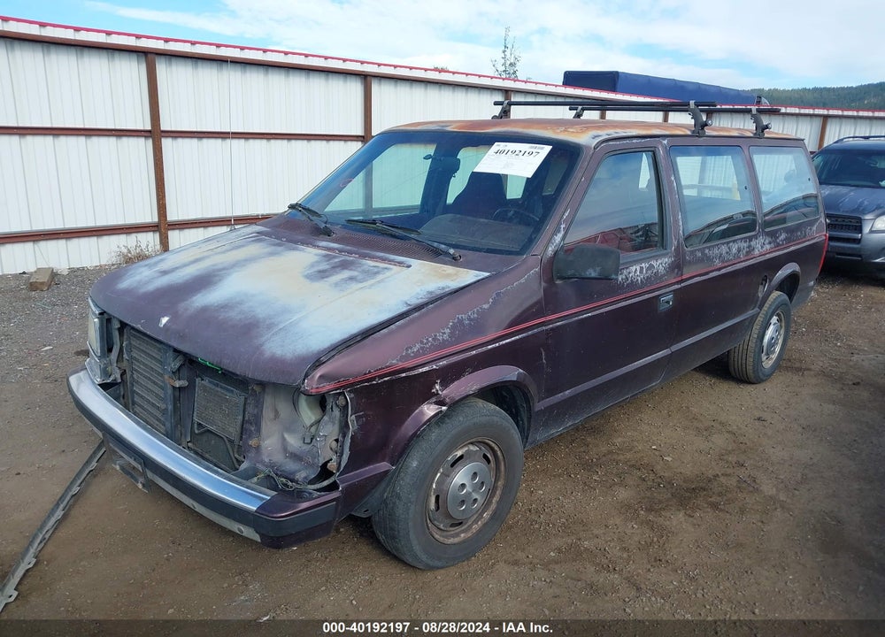 1990 DODGE GRAND CARAVAN SE VIN: 1B4GK44R2LX272597