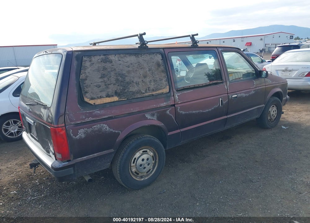 1990 DODGE GRAND CARAVAN SE VIN: 1B4GK44R2LX272597