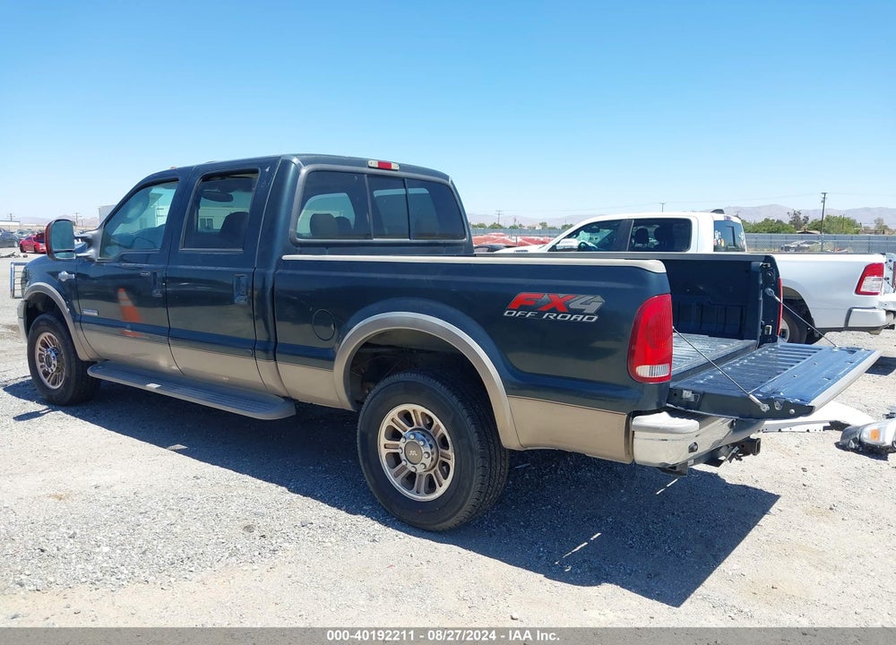 2005 FORD F-250 LARIAT/XL/XLT VIN: 1FTSW21P65EA88321
