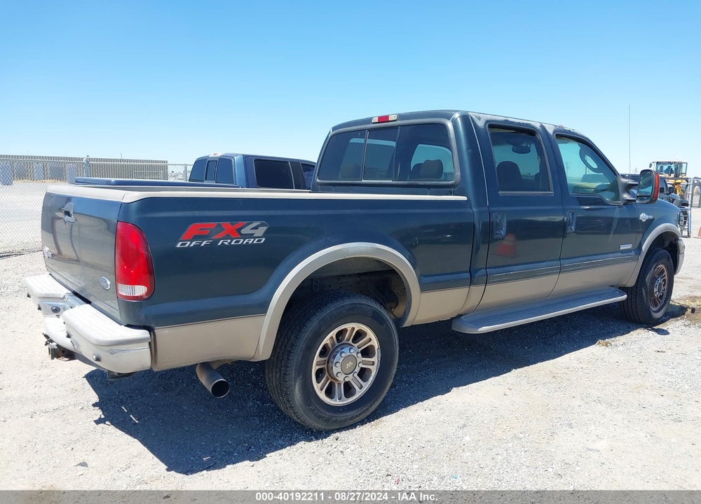 2005 FORD F-250 LARIAT/XL/XLT VIN: 1FTSW21P65EA88321