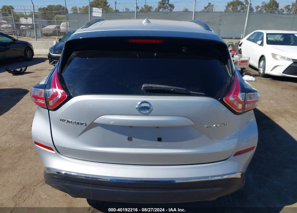 2015 NISSAN MURANO VIN: 5N1AZ2MH2FN228272