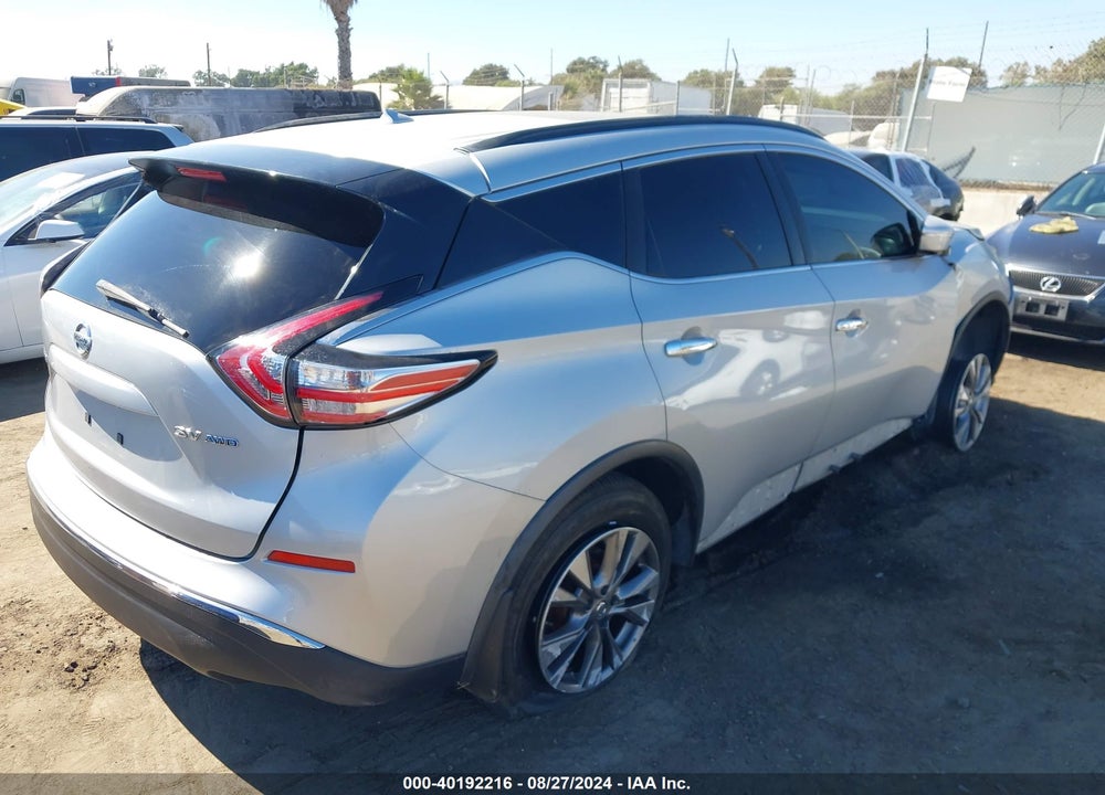 2015 NISSAN MURANO VIN: 5N1AZ2MH2FN228272