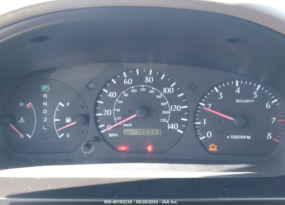 2000 TOYOTA CAMRY SOLARA VIN: 2T1CF28P9YC281435