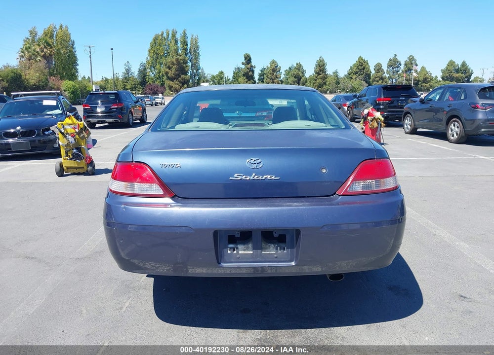 2000 TOYOTA CAMRY SOLARA VIN: 2T1CF28P9YC281435