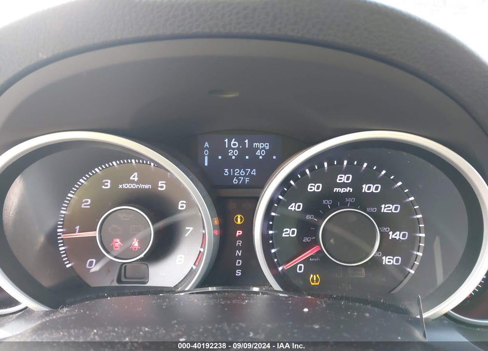 2012 ACURA TL 3.5 VIN: 19UUA8F51CA035601