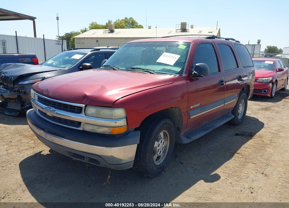 2002 CHEVROLET TAHOE LS VIN: 1GNEC13V02R301447