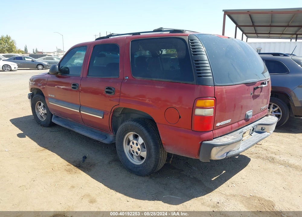 2002 CHEVROLET TAHOE LS VIN: 1GNEC13V02R301447