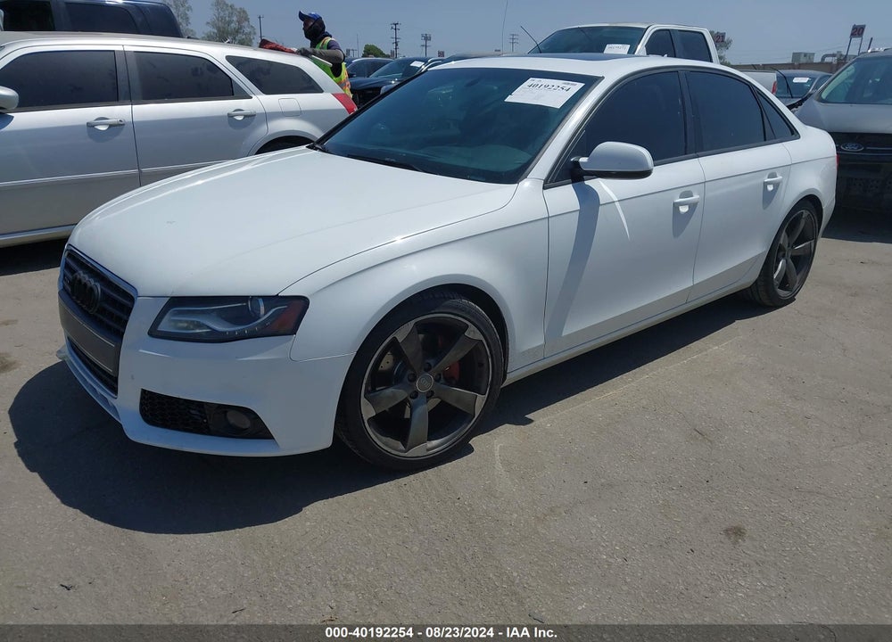 2011 AUDI A4 2.0T PREMIUM VIN: WAUEFAFL2BN020829