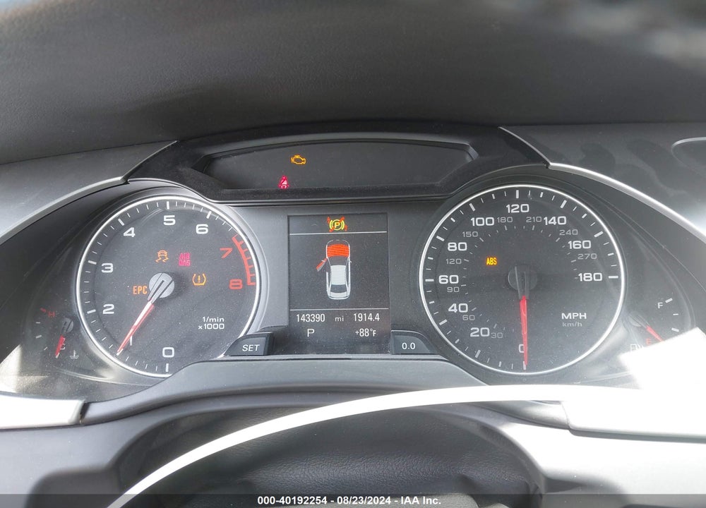2011 AUDI A4 2.0T PREMIUM VIN: WAUEFAFL2BN020829