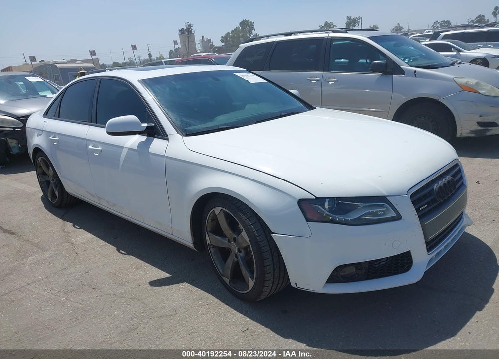 2011 AUDI A4 2.0T PREMIUM VIN: WAUEFAFL2BN020829
