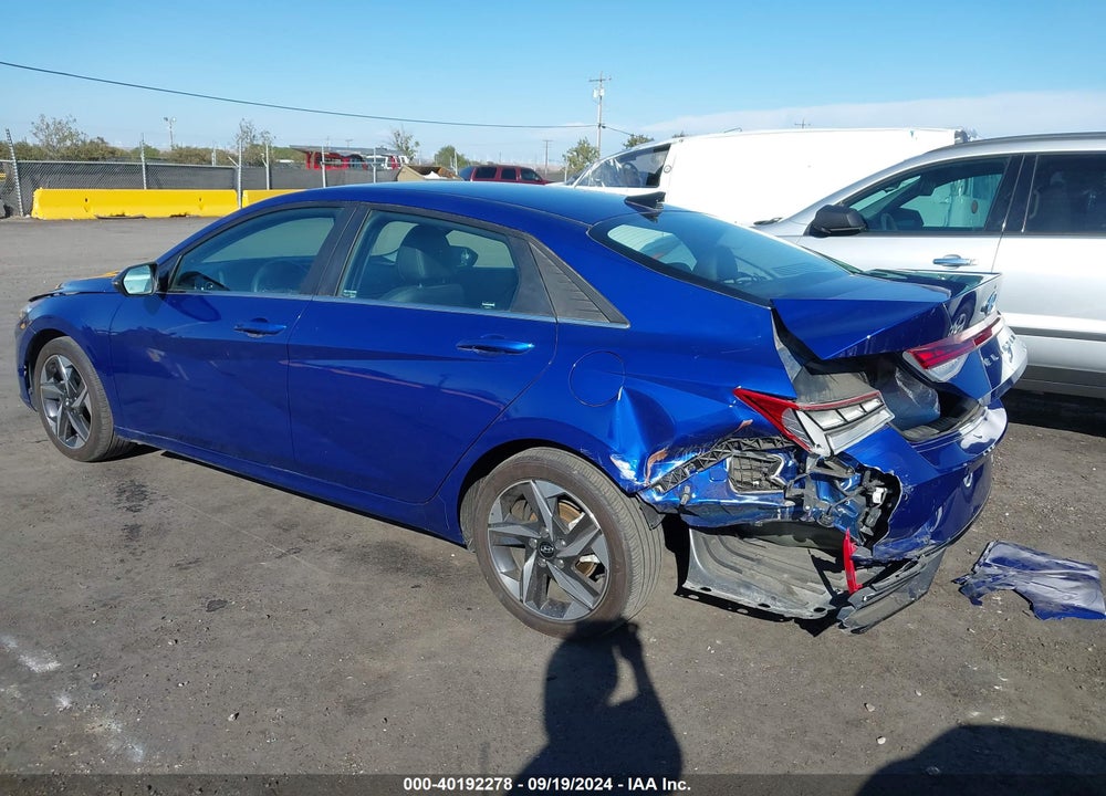 2022 HYUNDAI ELANTRA LIMITED VIN: 5NPLP4AGXNH067839
