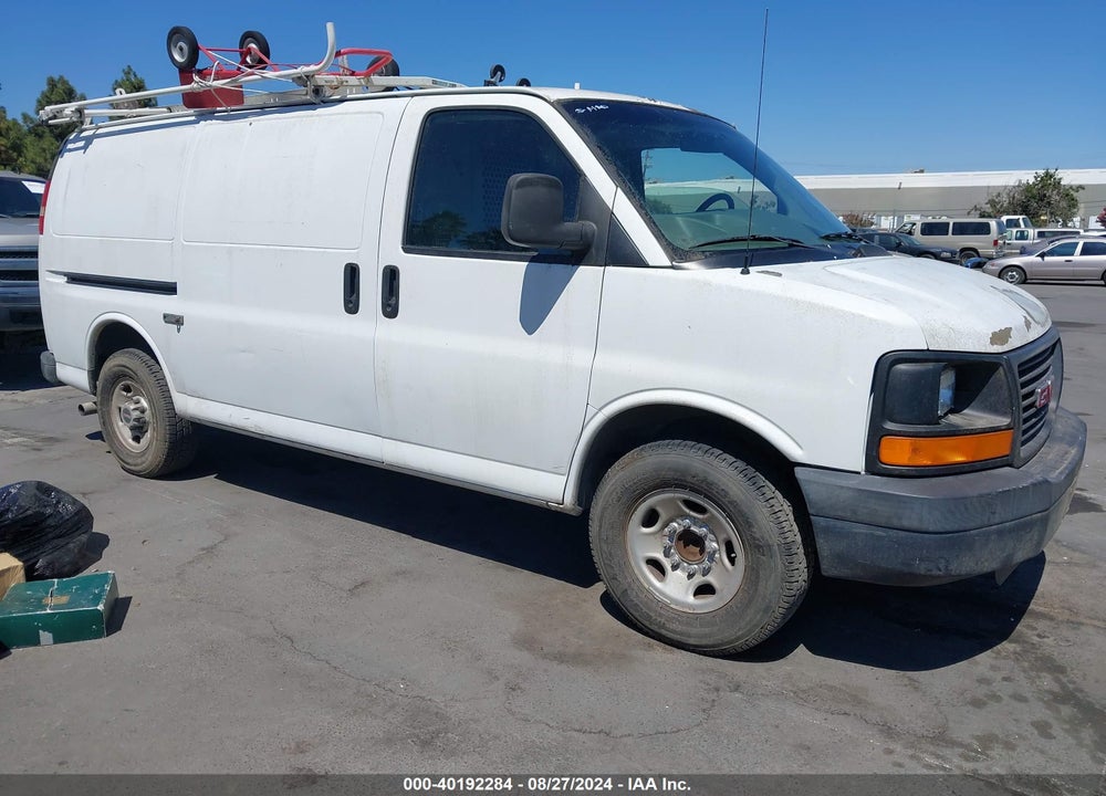 2008 GMC SAVANA WORK VAN VIN: 1GTHG35K181193307