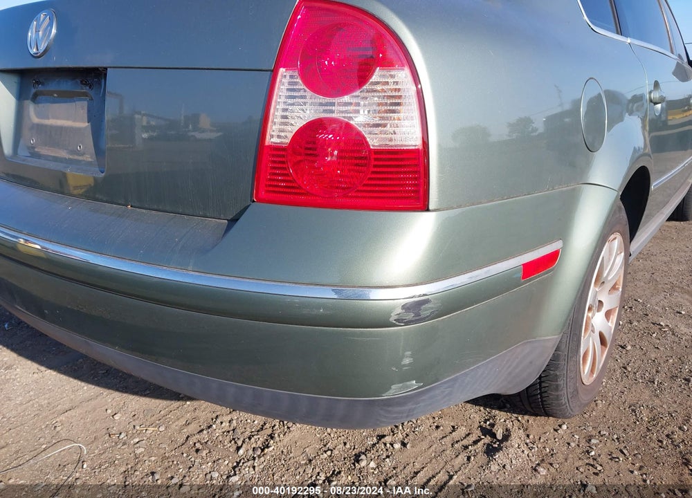 2003 VOLKSWAGEN PASSAT GLS VIN: WVWPD63B23P241041