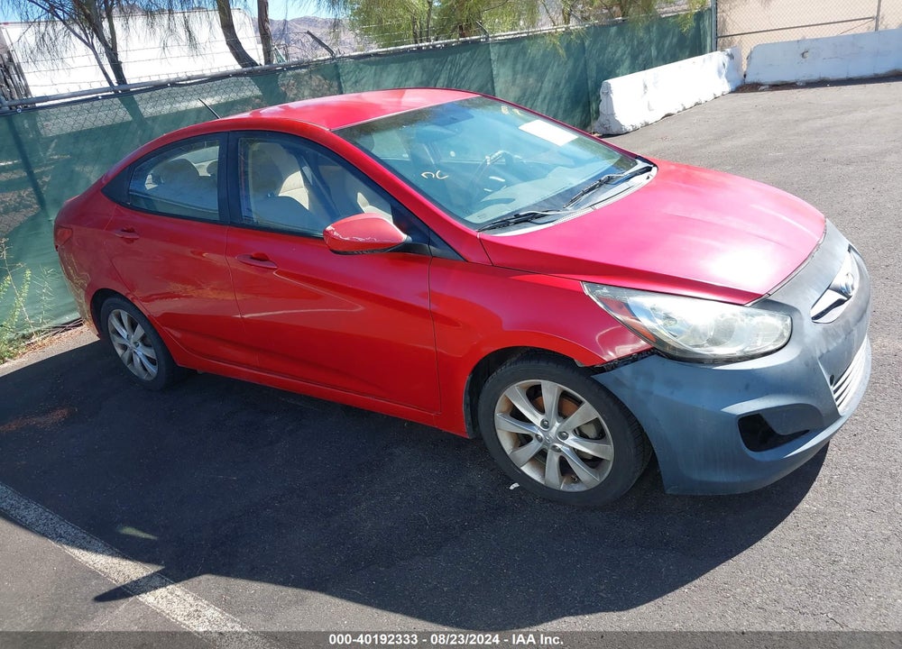 2013 HYUNDAI ACCENT GLS VIN: KMHCU4AE7DU379141