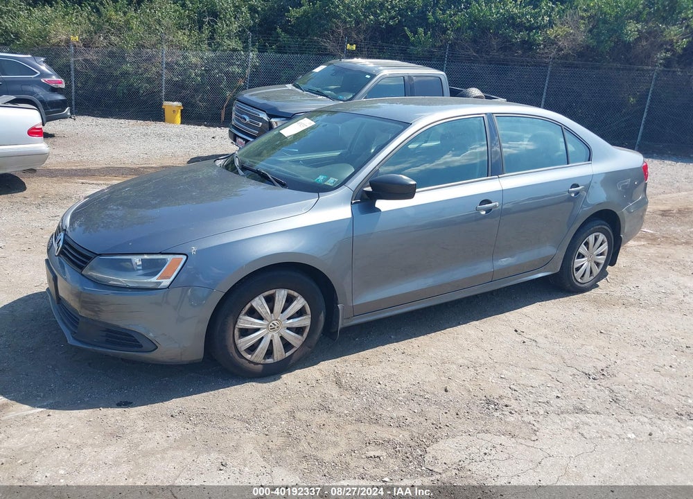 2012 VOLKSWAGEN JETTA 2.0L S VIN: 3VW2K7AJ0CM356319