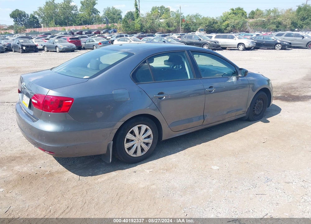 2012 VOLKSWAGEN JETTA 2.0L S VIN: 3VW2K7AJ0CM356319