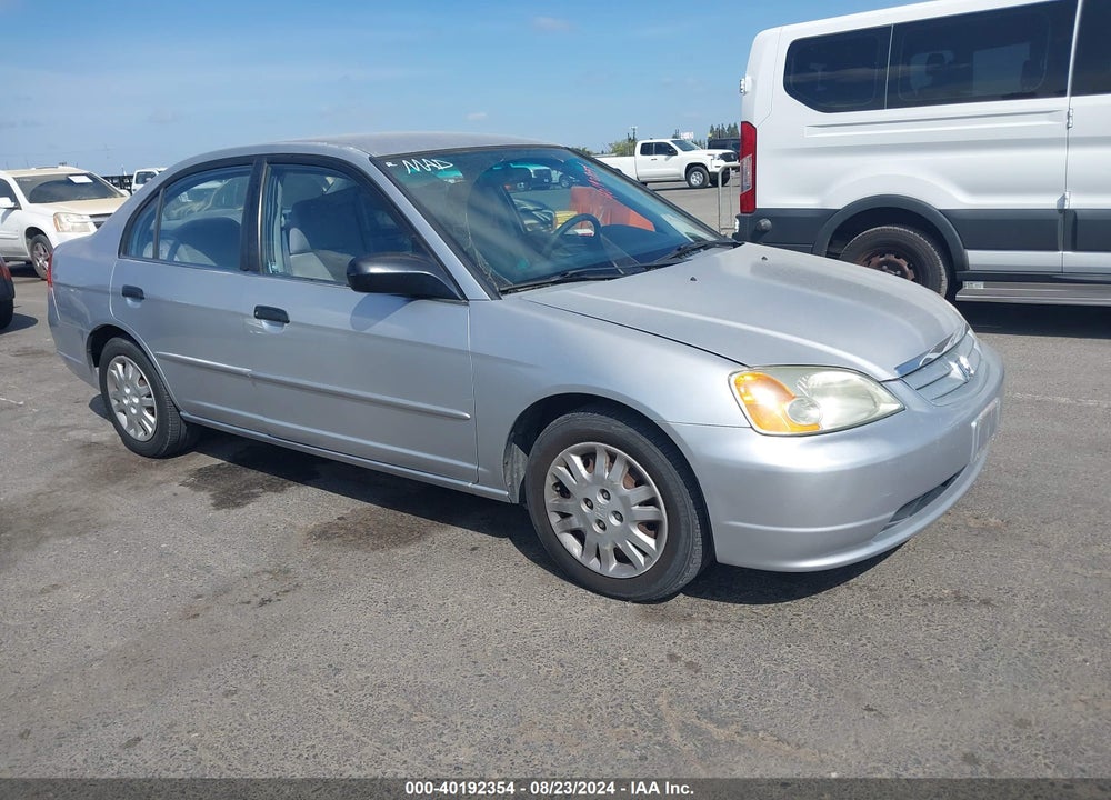 2001 HONDA CIVIC VIN: 2HGES16501H611346