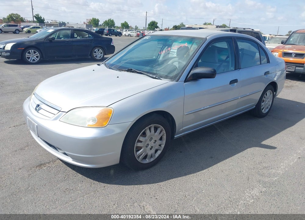 2001 HONDA CIVIC VIN: 2HGES16501H611346
