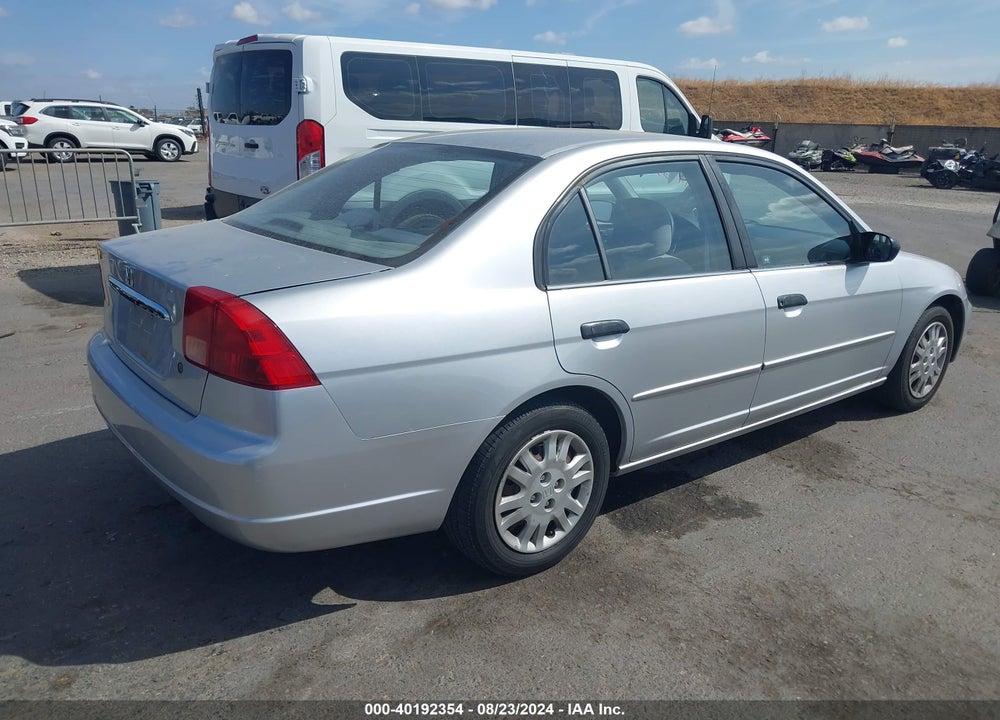 2001 HONDA CIVIC VIN: 2HGES16501H611346