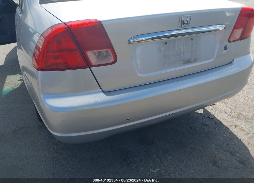 2001 HONDA CIVIC VIN: 2HGES16501H611346