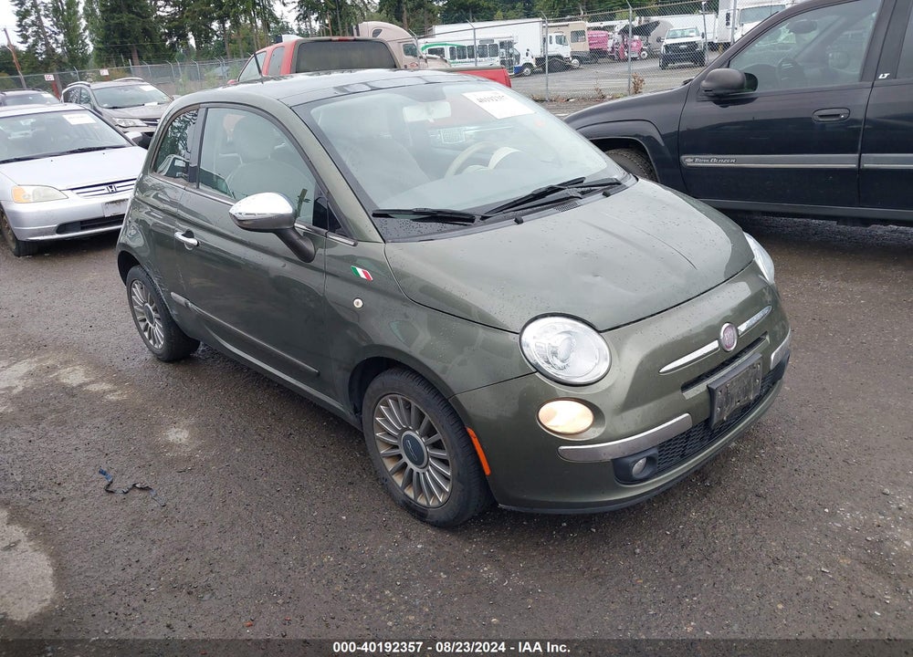 2012 FIAT 500 LOUNGE VIN: 3C3CFFCR5CT382871