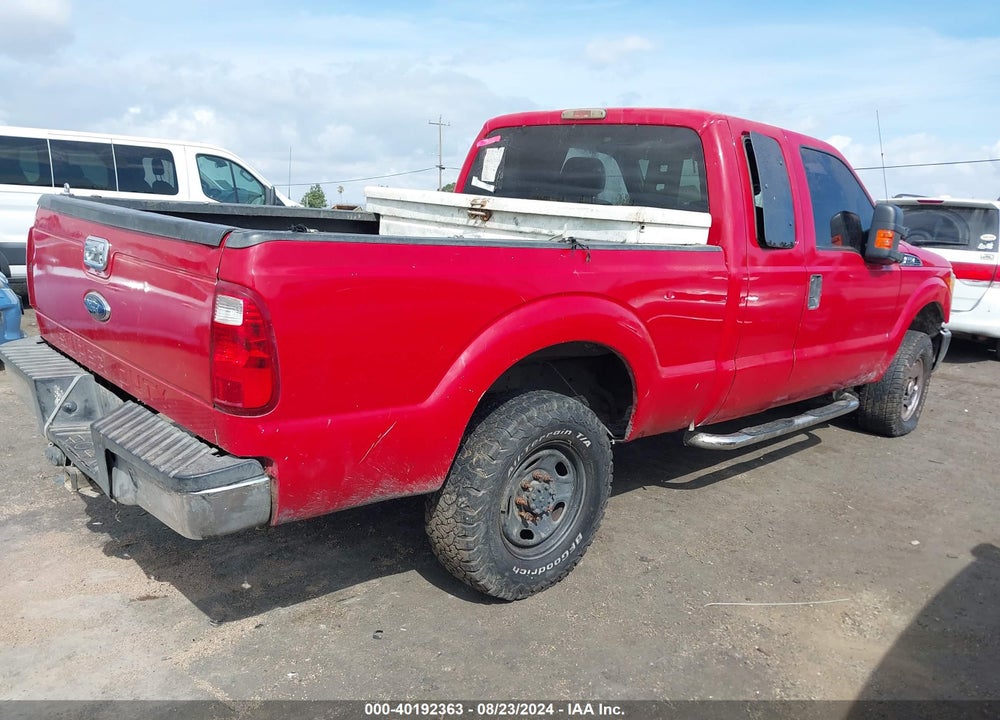 2011 FORD F-250 XLT VIN: 1FT7X2B64BEA52289