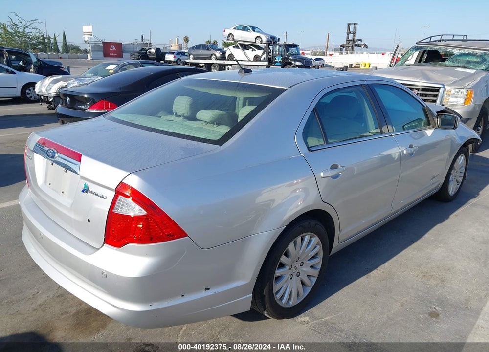 2012 FORD FUSION HYBRID VIN: 3FADP0L36CR377994