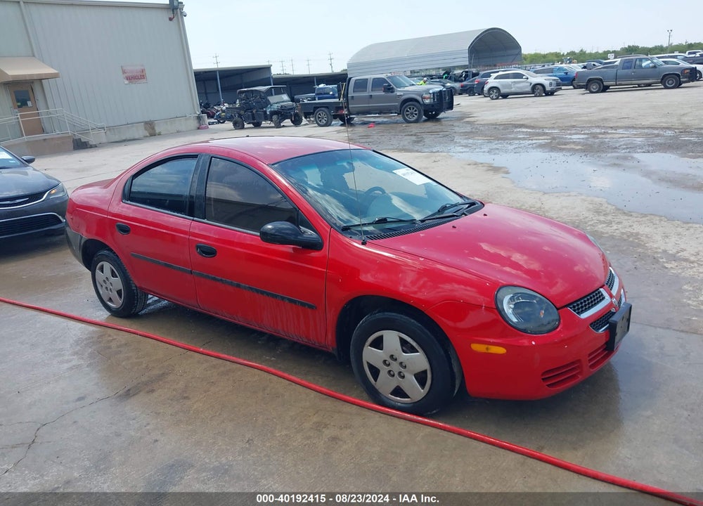 2005 DODGE NEON SE VIN: 1B3ES26C25D113298