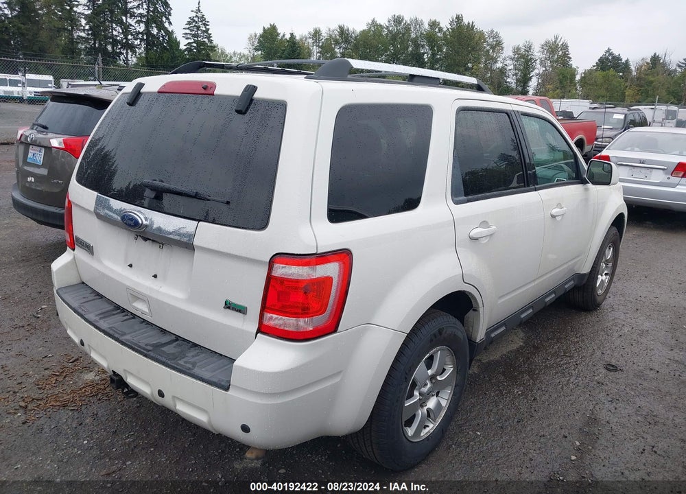 2010 FORD ESCAPE LIMITED VIN: 1FMCU9EG1AKB95877