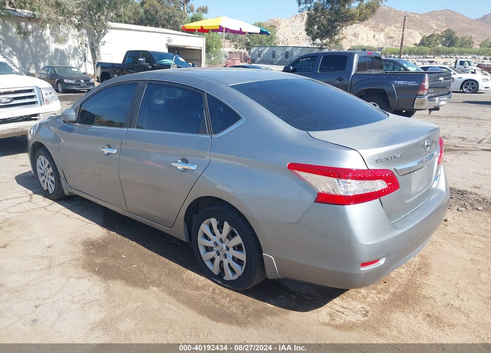 2013 NISSAN SENTRA SV VIN: 3N1AB7AP3DL751723