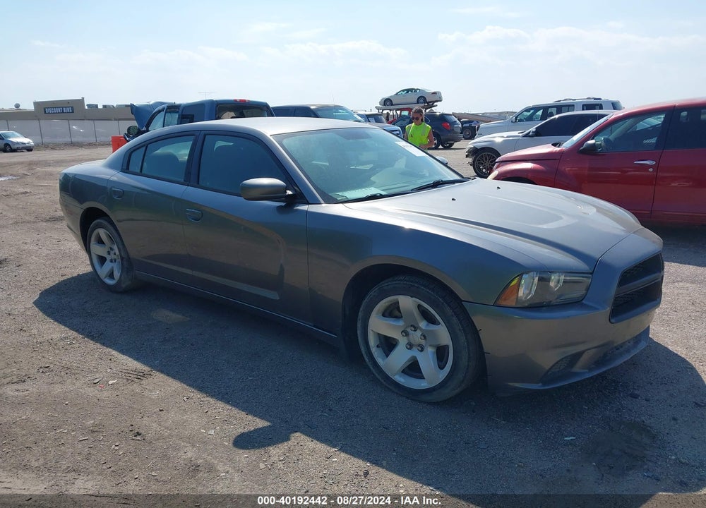 2012 DODGE CHARGER POLICE VIN: 2C3CDXAT1CH205267
