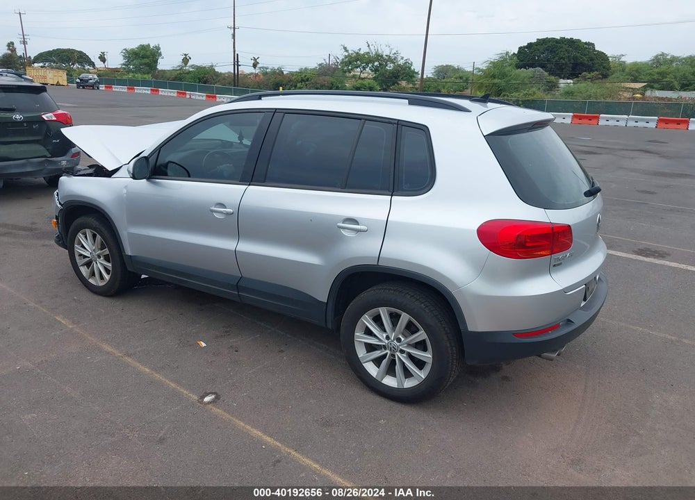 2018 VOLKSWAGEN TIGUAN LIMITED 2.0T VIN: WVGAV7AX2JK002988