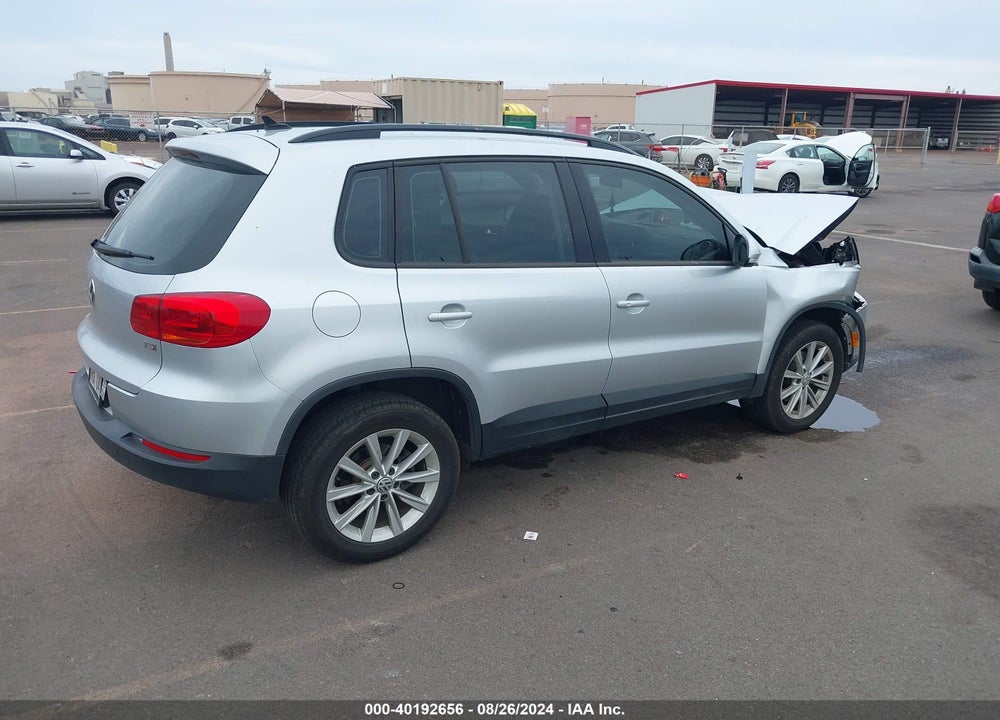 2018 VOLKSWAGEN TIGUAN LIMITED 2.0T VIN: WVGAV7AX2JK002988