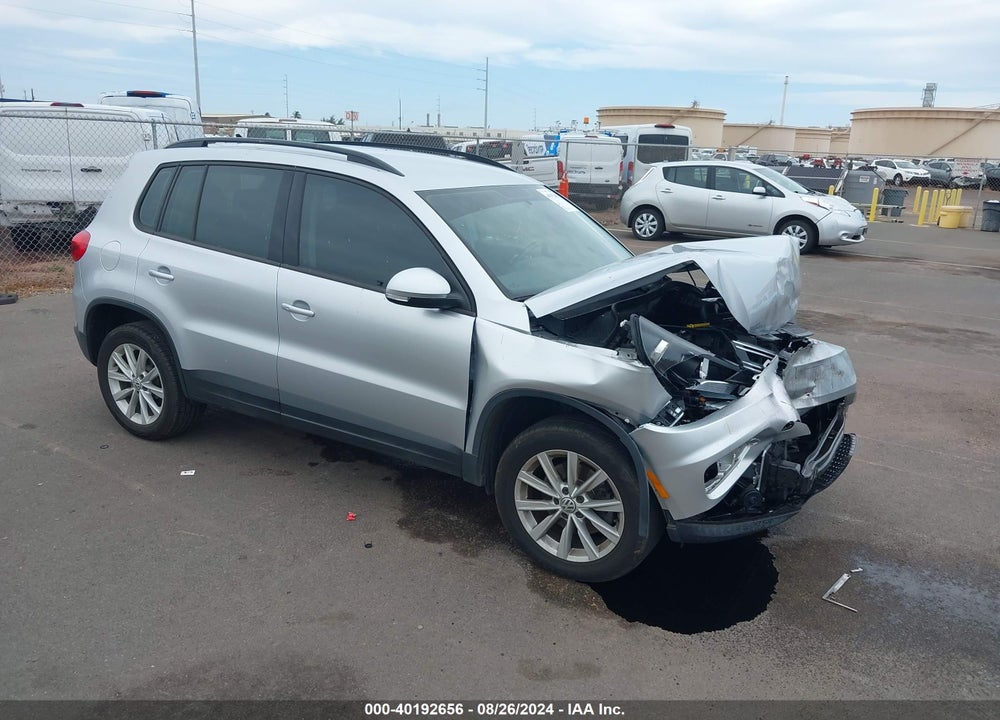 2018 VOLKSWAGEN TIGUAN LIMITED 2.0T VIN: WVGAV7AX2JK002988
