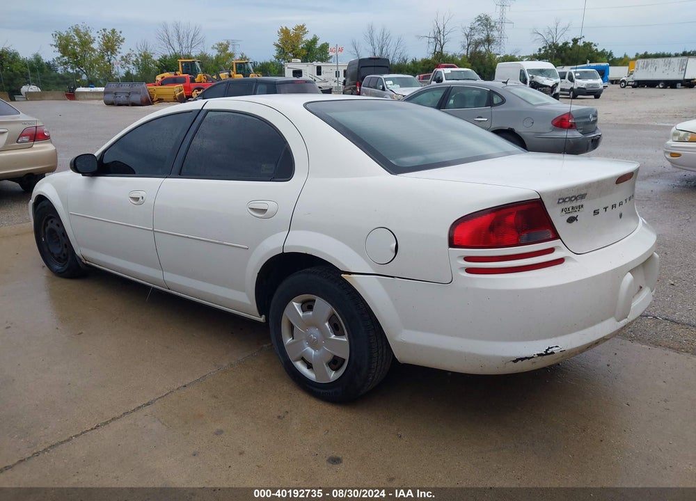 2006 DODGE STRATUS SXT VIN: 1B3EL46X16N193748