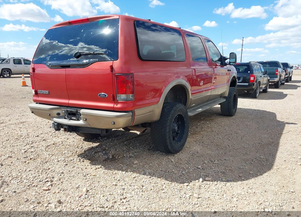 2003 FORD EXCURSION EDDIE BAUER VIN: 1FMNU45S73EC79445