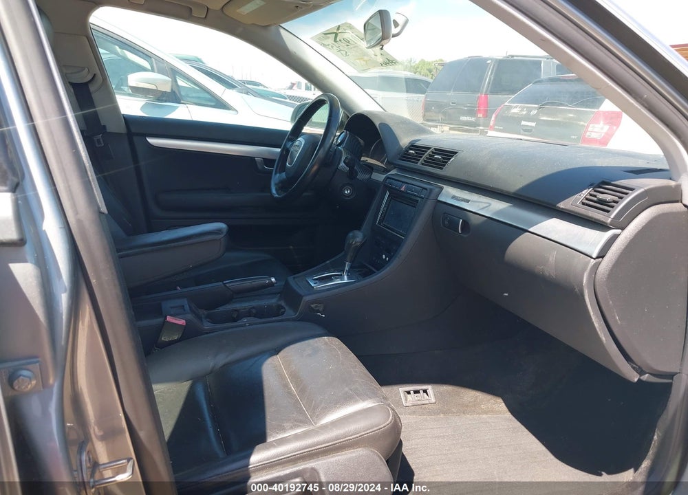 2008 AUDI A4 2.0T VIN: WAUDF78E58A057127