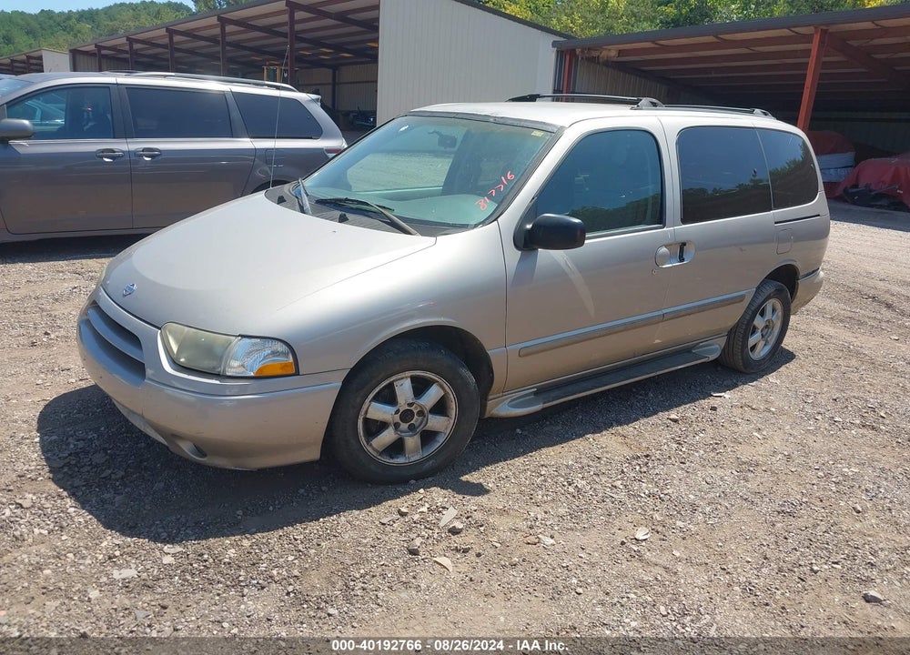 2002 NISSAN QUEST GXE VIN: 4N2ZN15T32D817716