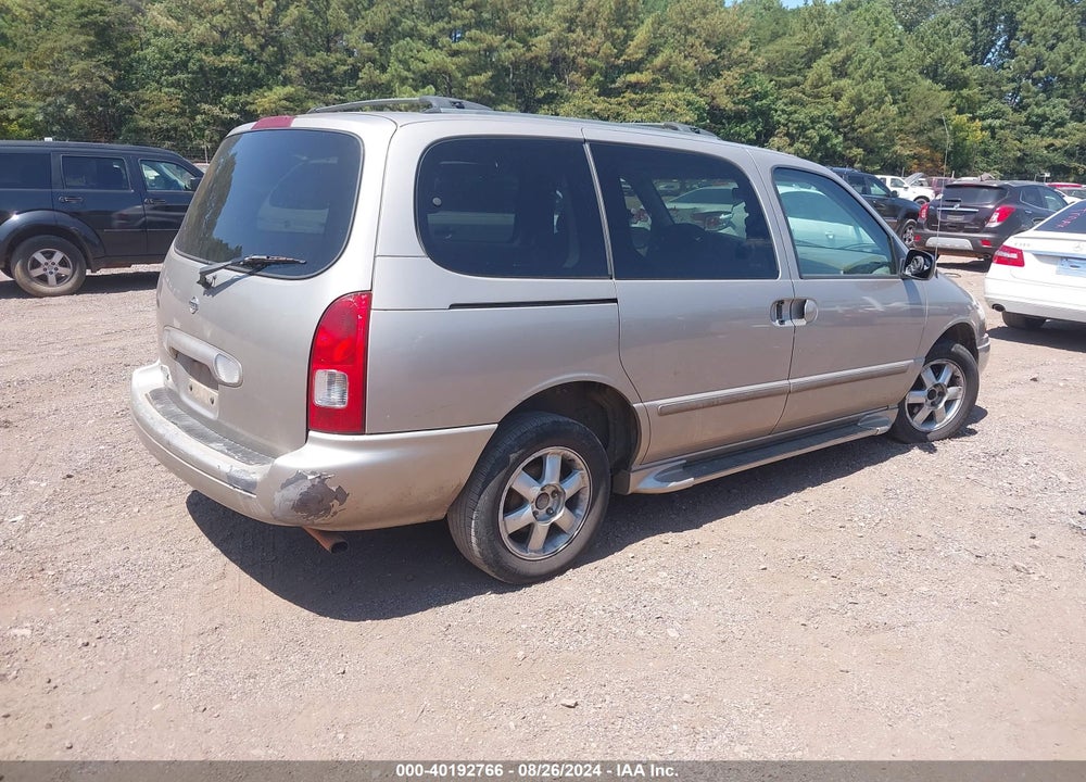 2002 NISSAN QUEST GXE VIN: 4N2ZN15T32D817716