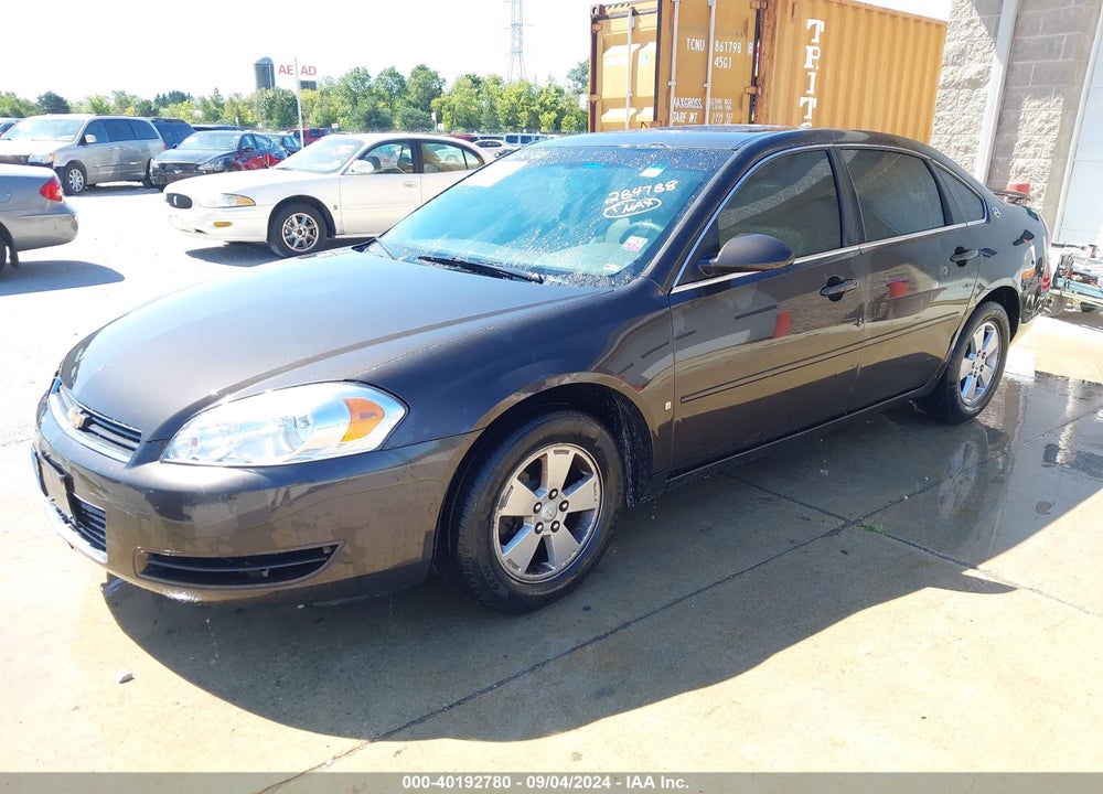 2008 CHEVROLET IMPALA LT VIN: 2G1WT58K981284788