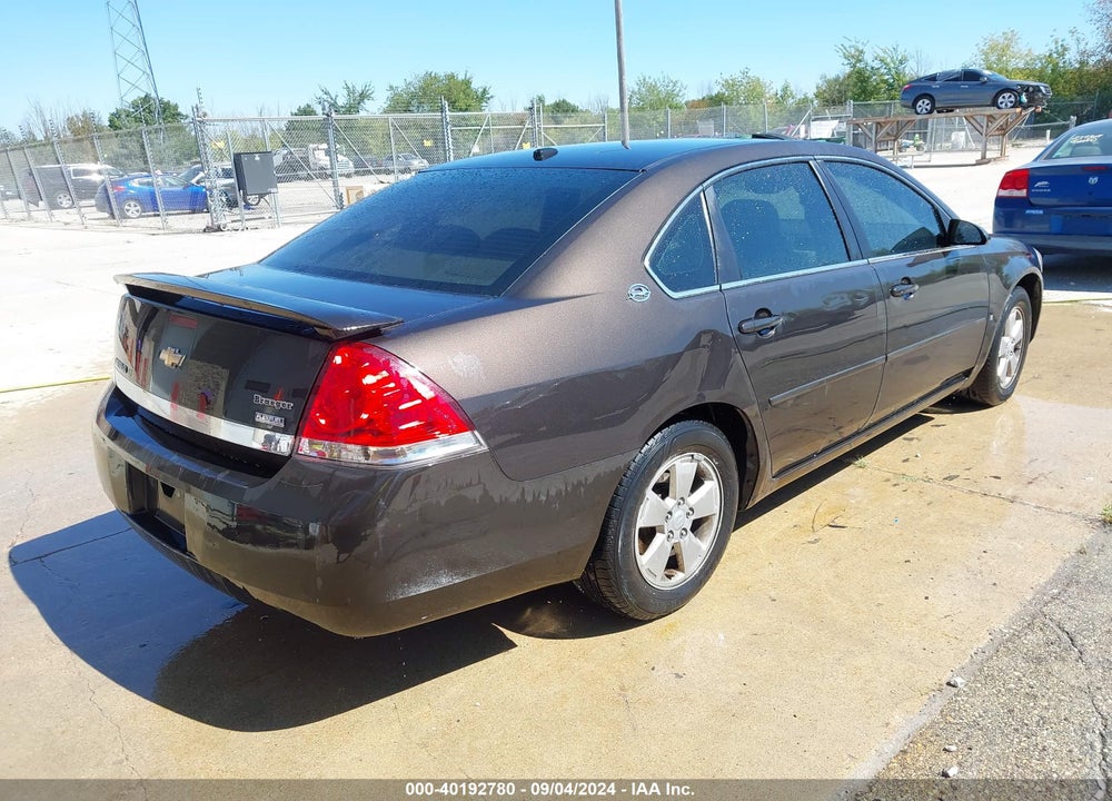 2008 CHEVROLET IMPALA LT VIN: 2G1WT58K981284788