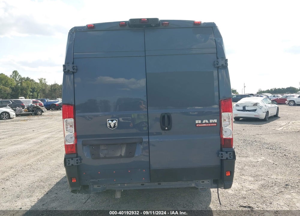2020 RAM PROMASTER 3500 CARGO VAN HIGH ROOF 159 WB EXT VIN: 3C6URVJG5LE108438