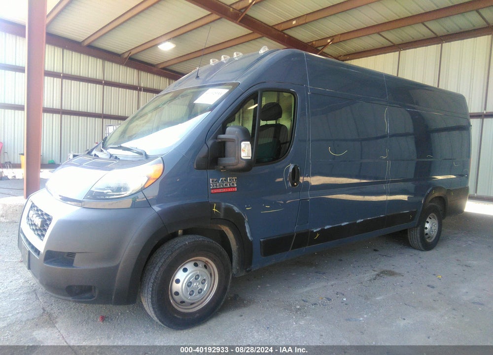 2020 RAM PROMASTER 3500 CARGO VAN HIGH ROOF 159 WB EXT VIN: 3C6URVJG1LE117198